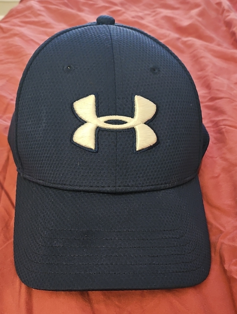 Under Armour Navy Hat with White Logo